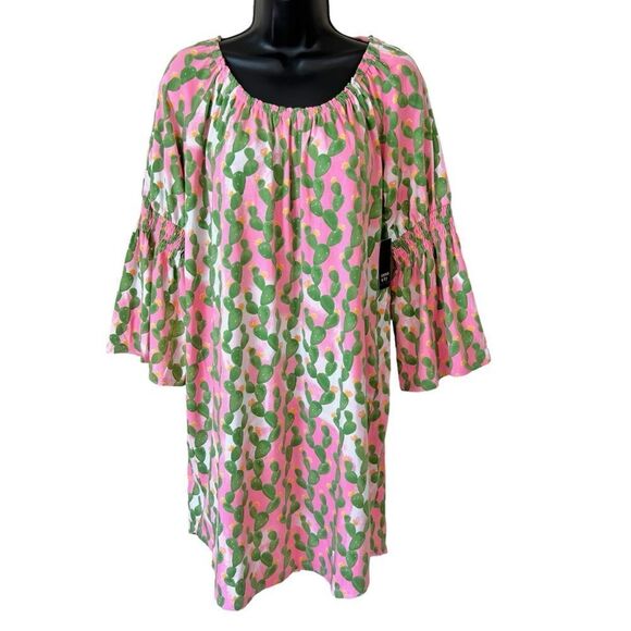 Crown & Ivy Cactus Print Dress - Picture 1 of 12